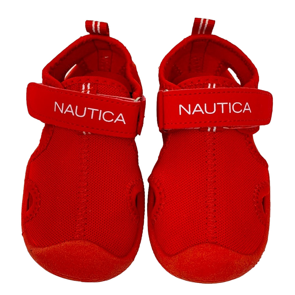 Nautica Kids Red Water Shoes Closed Toe Sport Sandals Size 6